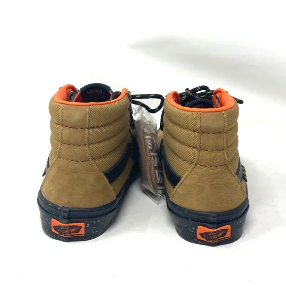 VANS Skate Sk8-Hi Outdoor Brown Shoes Nubuck Canvas Sneakers Men's VN0A5FCCY49 - Picture 6 of 10